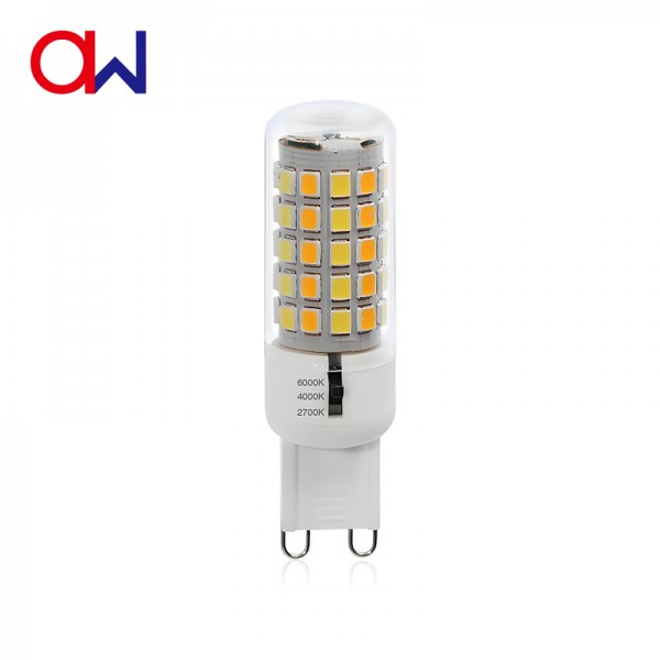 G9 Base LED Bulb  4W Adjustable colortemperatures  Lamp 