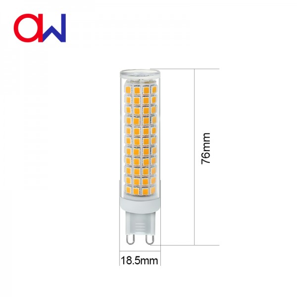 G9 Base LED Bulb 138*SMD2835 Chip  6.5 W AC100-265V Lamp No Flicker 6Pack