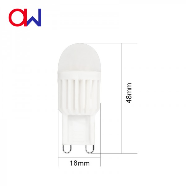 LED Ceramic Bulb G9 3W 5 PCS 3030 SMD AC120V or AC230V Light 6Pack