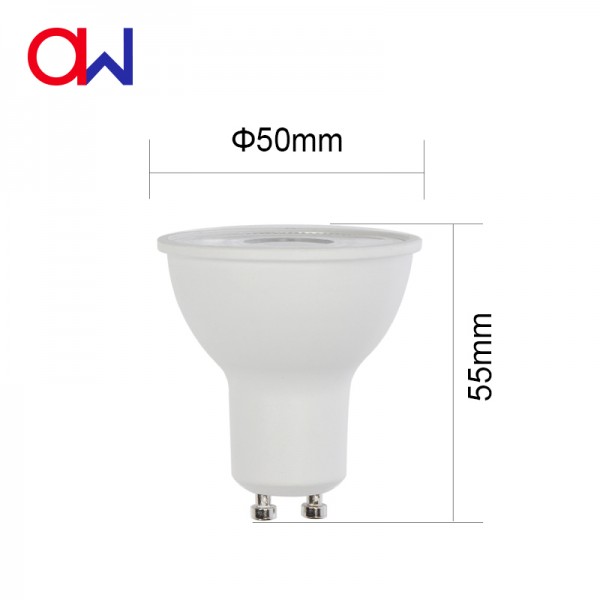 GU10 LED Bulbs No Flicker  AC100-265V  7W  Warm Cold White Aluminum PC SpotLight Bulb for Home Lighting1 Pack 6Pack