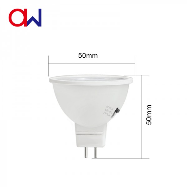 MR16 LED Bulb 5w 12v 3CCT Selectable Switch spotlight  