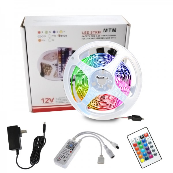 2A 5 Meter Smart RGB RGBIC Colorful Luces LED Light Strip/Strip Lights/Led Strip