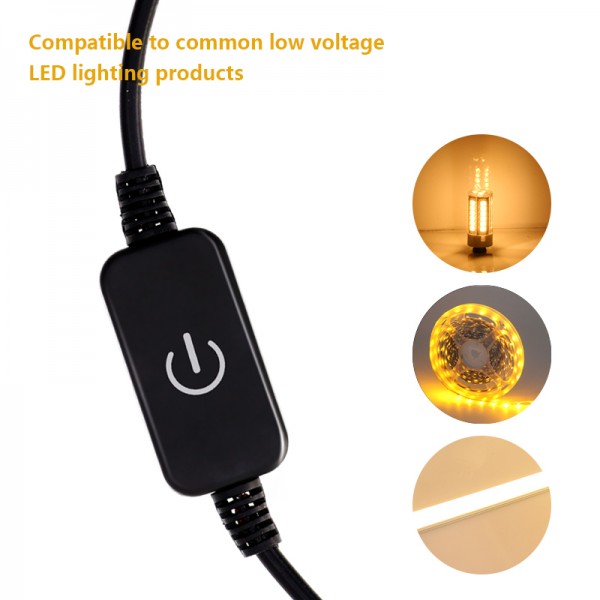 New Plastic Housing Switch for lamp turn on/off open and Dimming by touching