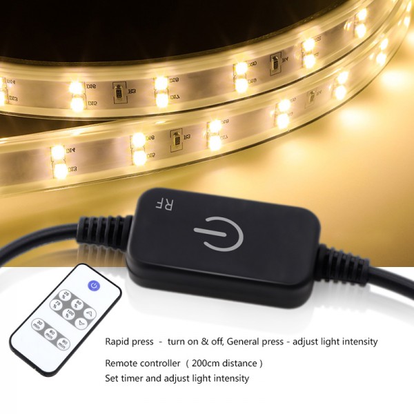 New Plastic Housing Remote Switch for lamp turn on/off open and Dimming by touching