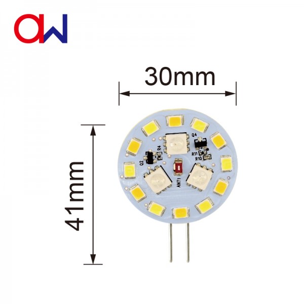 8W DC10-30V  Tuya Bluetooth intelligent APP deep dimming and color regulating temperature G4 LED