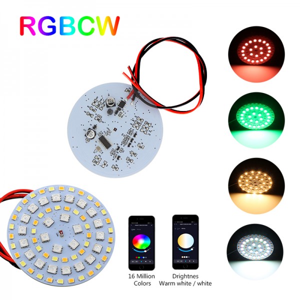 4.5W DC10-30V  Tuya Bluetooth intelligent APP deep dimming and color regulating temperature 6 pack