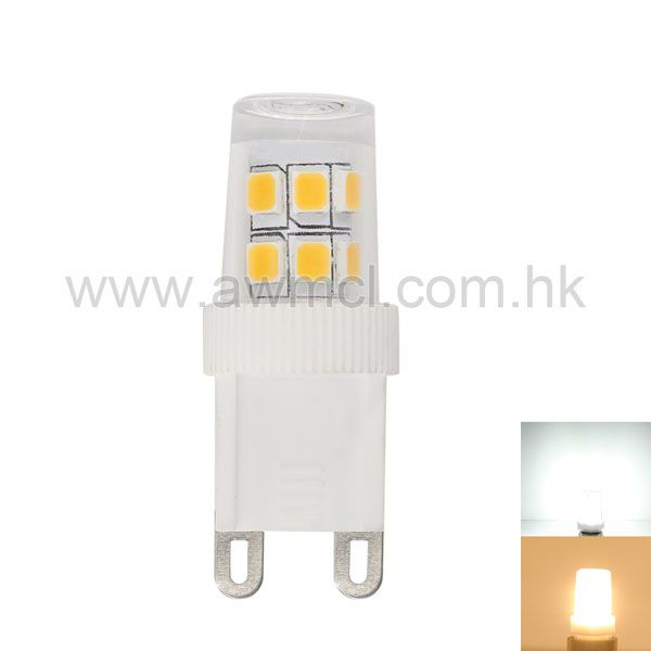 G9 Base LED Bulb Mini Size 15*SMD2835 Chip  2W AC 230V Lamp  6Pack