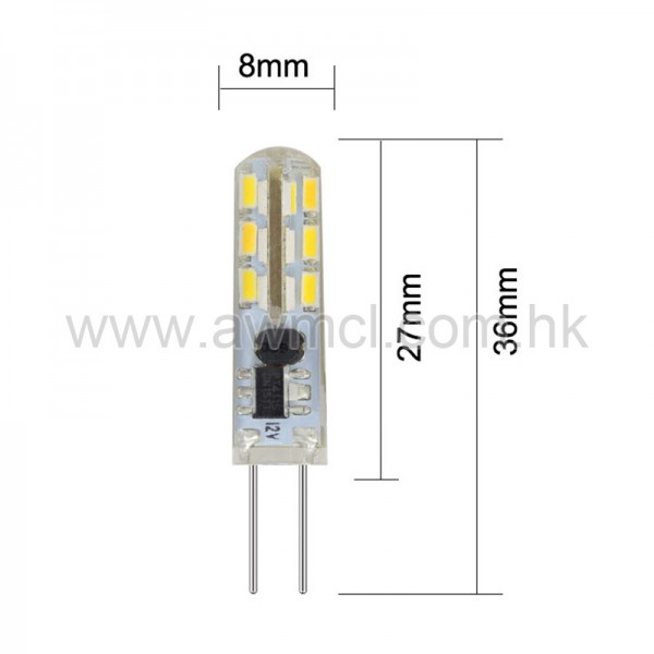 LED Bulb G4 1.5W 24 PCS 3014 SMD AC DC 12V Light 6Pack