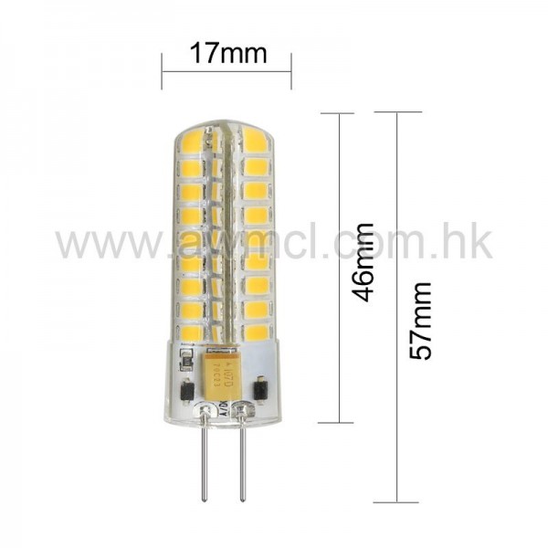 LED Bulb G4 4W 72 PCS 2835 SMD AC DC 12V Light 6Pack