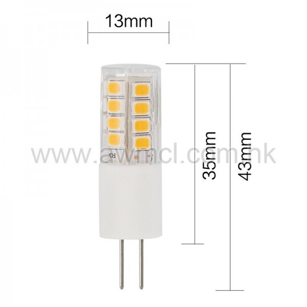 LED Bulb G4 LED  3W AC DC 12V Light CE & RoHS certificate RA90 6Pack