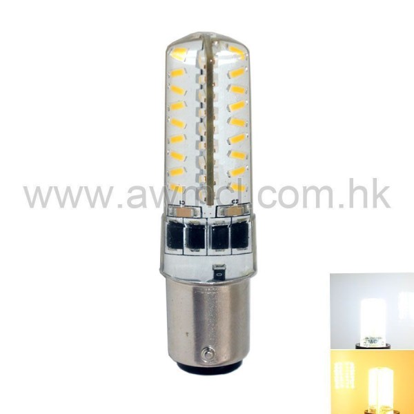 LED Corn Bulb BAY15D 3W 72 PCS 3014 SMD AC120V or AC230V Light