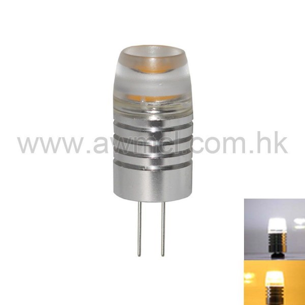 Aluminum LED G4 1.5W 1PC COB DC 12V Light 6Pack