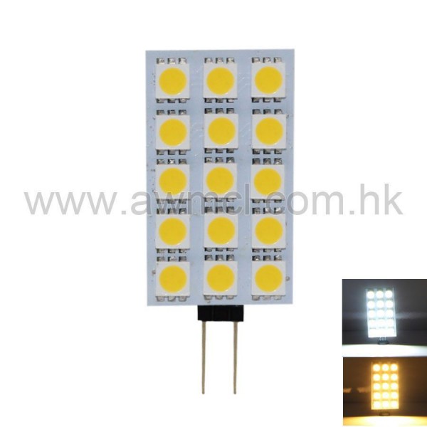 PCB LED Light G4 2.5W 15PCSx5050 SMD DC12V Light 6Pack