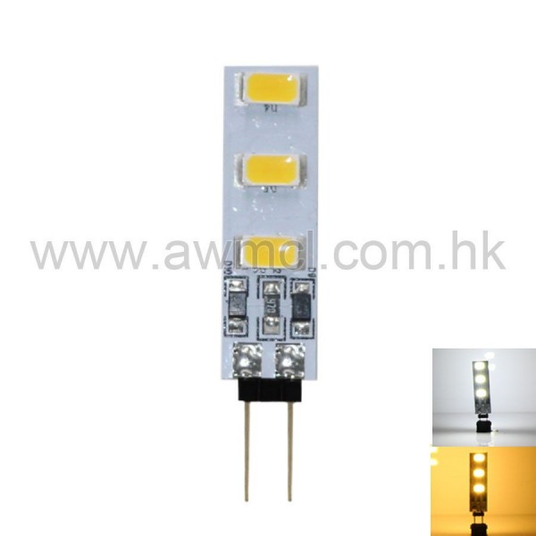 PCB LED Light G4 1W 6x5730 SMD 2700-3200K/6000-7000K DC12V Light 6Pack