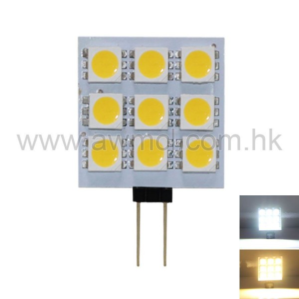 PCB LED Light G4 1.5W 9PCSx5050 SMD DC12V Light 6Pack