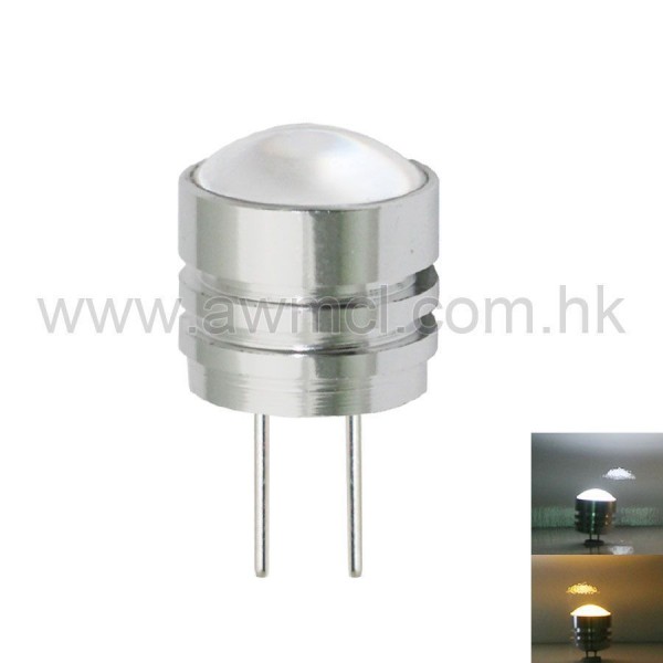 Aluminum LED G4 2W COB DC 12V Light 6Pack
