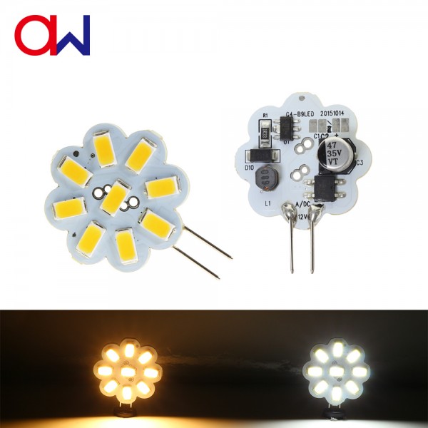 G4LED ACDC12V 2W  9SMD G4 lamp LED Bulb 1Pack  6Pack