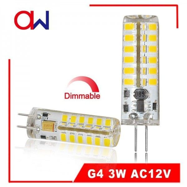 LED Corn Bulb G4 4W 48 PCS 2835 SMD AC DC 12V Light 6Pack