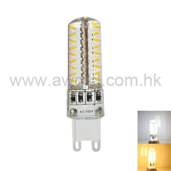 LED Corn Bulb G9 3W 72 PCS 3014 SMD AC120V or AC230V Light 6Pack
