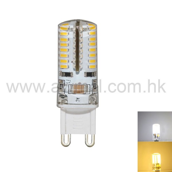 LED Corn Bulb G9 2.5W 64 PCS 3014 SMD AC120V or AC230V Light 6Pack