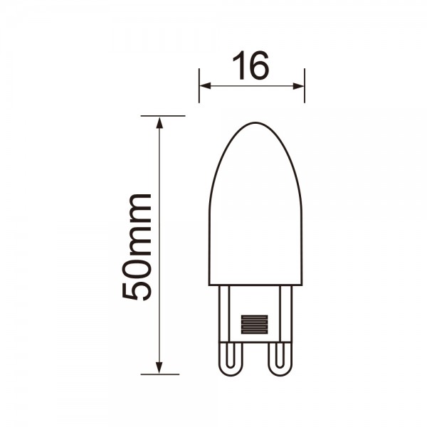 LED G9 Bulb 1.8W  AC 230V Epistar COB Chip